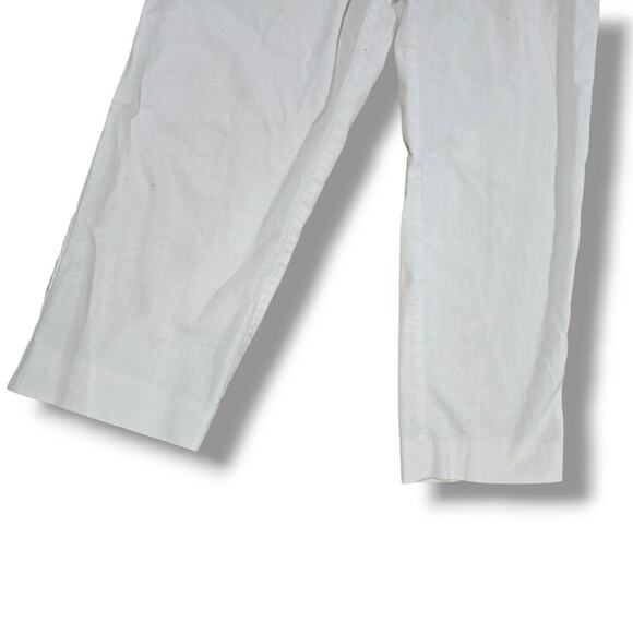 Ann Taylor LOFT women's white capri pants - size 4 - Picture 3 of 8